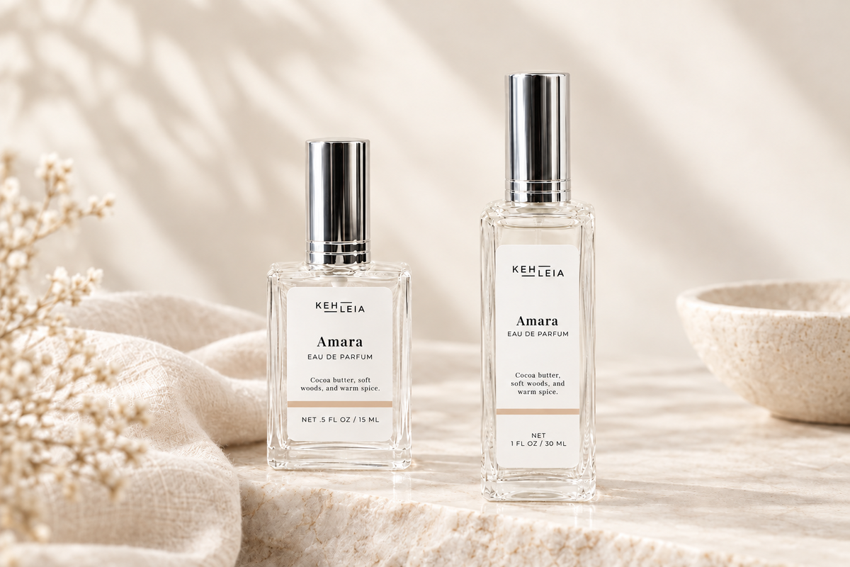 Fragrance · Body · Atmosphere – Kehleia
